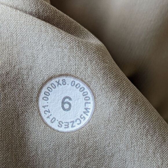 Lululemon Keep Moving Stretch High Rise Elastic Drawstring Pants Women 6 Trench - Picture 12 of 15